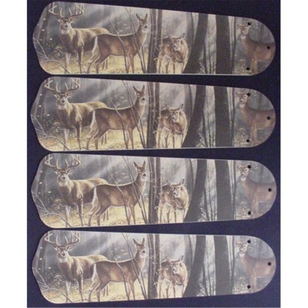 Lightitup New DEER BUCK DOE HUNTING 42 in. Ceiling Fan BLADES ONLY LI2543890